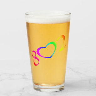 Gay Pride Rainbow Glass