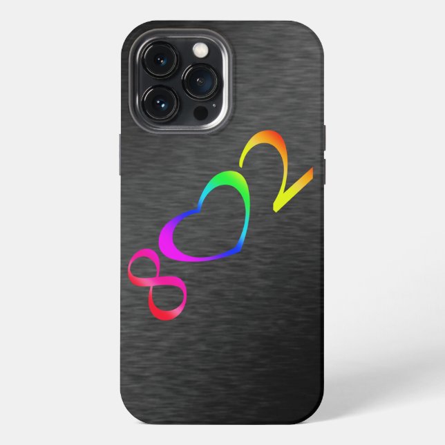 Gay Pride Rainbow iPhone Case (Back)