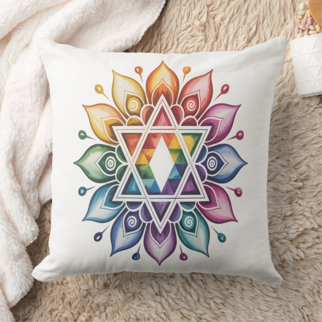 Gay Pride Rainbow LGBT Cushion (Blanket)