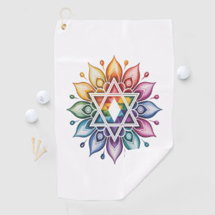 Gay Pride Rainbow LGBT Golf Towel