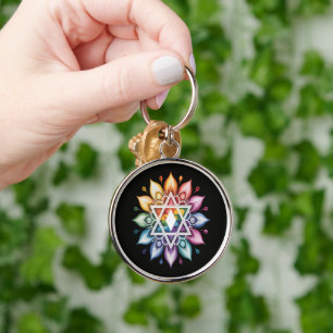 Gay Pride Rainbow LGBT Key Ring