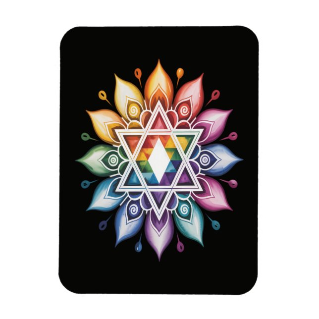 Gay Pride Rainbow LGBT Magnet (Vertical)