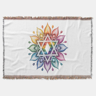 Gay Pride Rainbow LGBT Throw Blanket