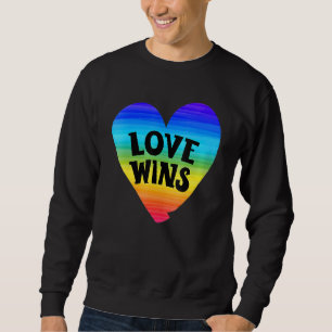 Gay Pride Rainbow Love Wins Lgbtq Csd Gay Flag Gay Sweatshirt