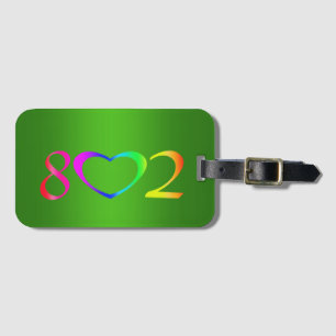 Gay Pride Rainbow Luggage Tag