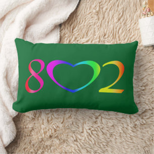 Gay Pride Rainbow Lumbar Cushion