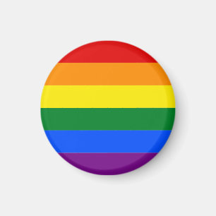 Gay Pride Rainbow Magnet