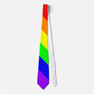 Gay Pride Rainbow Neck Tie