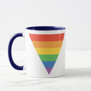 Gay Pride Rainbow Triangle Mug