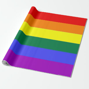 Gay Pride Rainbow Wrapping Paper