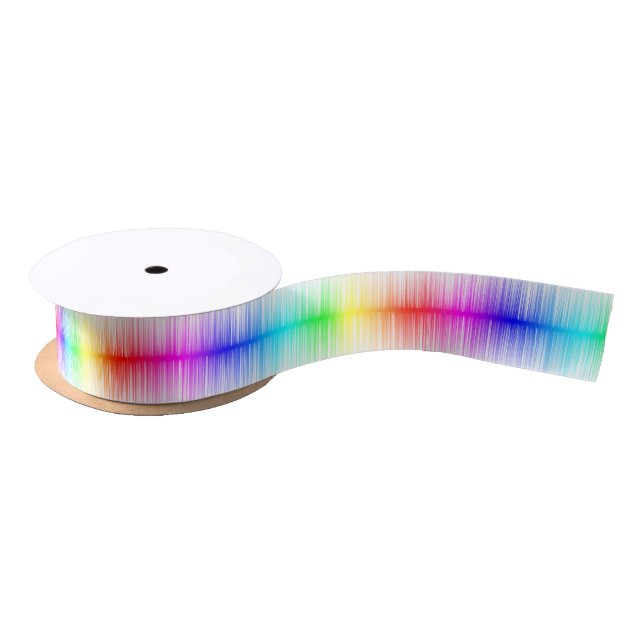 Gay Pride Ribbon Satin Ribbon (Spool)
