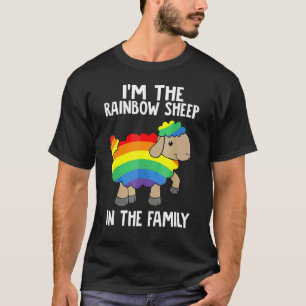 Gay Pride Sheep LGBT I'm The Rainbow Sheep In The T-Shirt