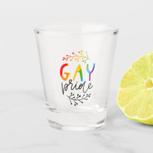 Gay Pride Shot Glass