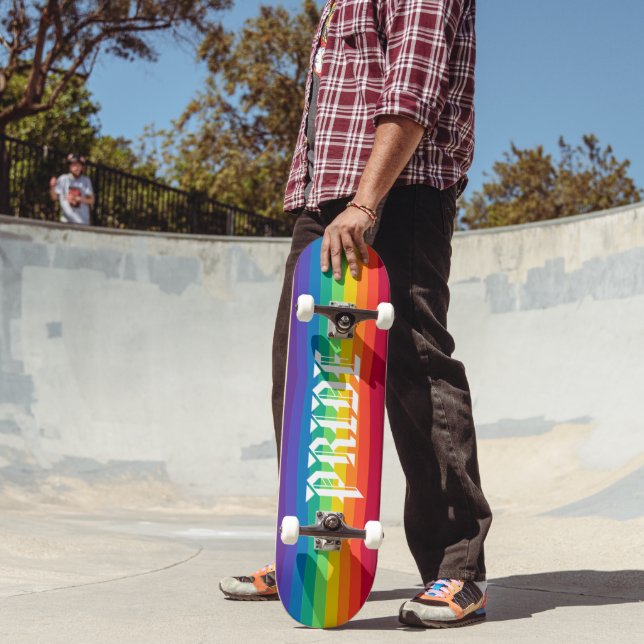 Gay Pride Skateboard (Outdoor 2)