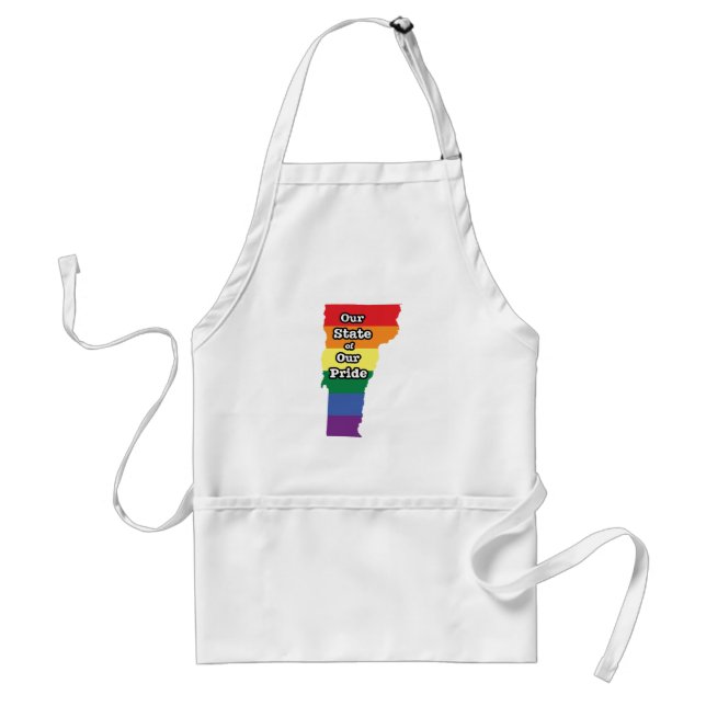 Gay Pride State | Vermont Standard Apron (Front)