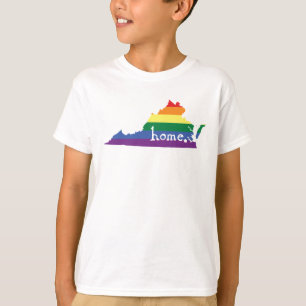 Gay Pride State Virginia T-Shirt