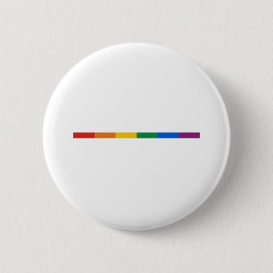Gay Pride Stripe 6 Cm Round Badge