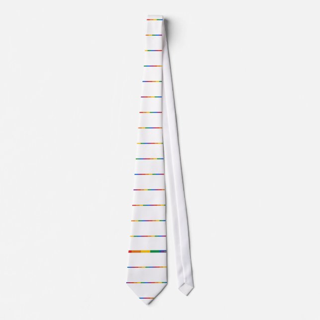 Gay Pride Stripe Tie (Front)