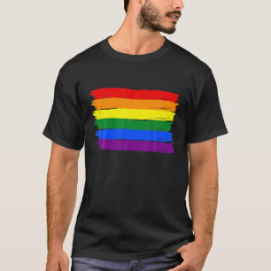 Gay Pride Support Love, Rainbow Flag, LGBTQ Flag L T-Shirt