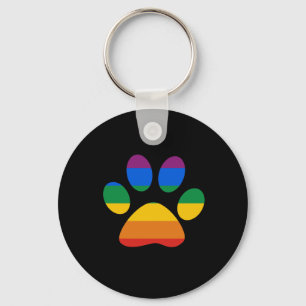 Gay Pride T-shirt Key Ring