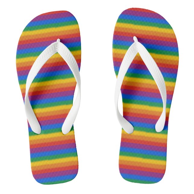 Gay Pride Thongs (Footbed)