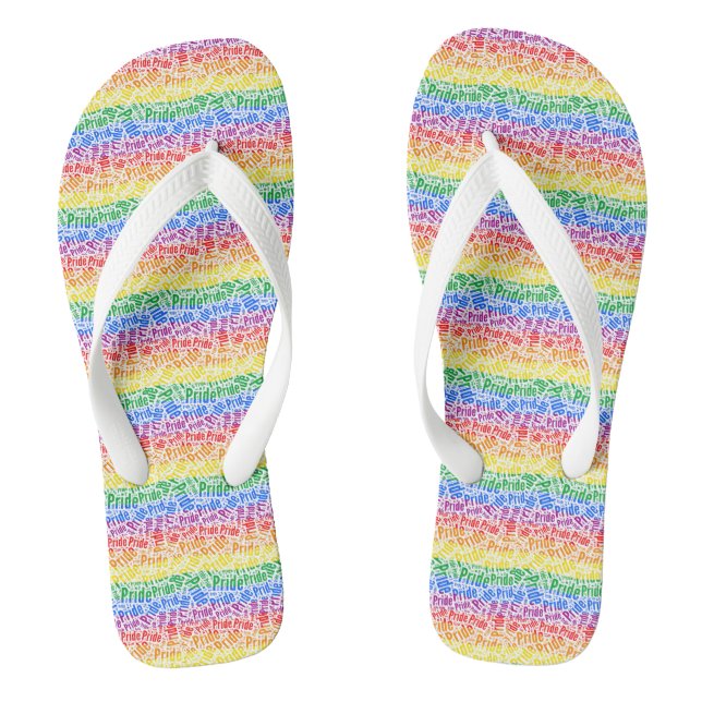 Gay Pride Thongs (Footbed)