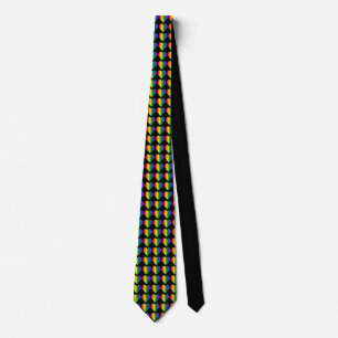 Gay Pride Tie Same-Sex Rainbow Love Necktie