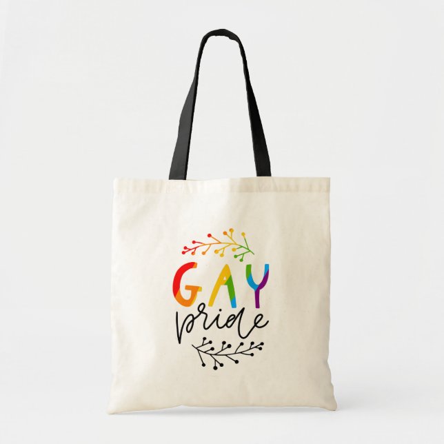 Gay Pride Tote Bag (Front)
