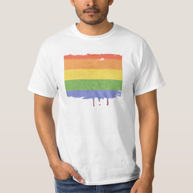 GAY PRIDE VINTAGE DESIGN T-Shirt (Front)