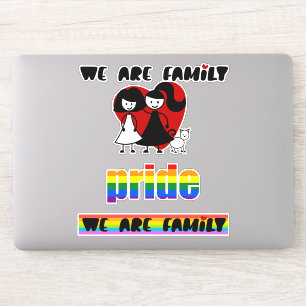 Gay Pride We Are Family Two Women And A Cat