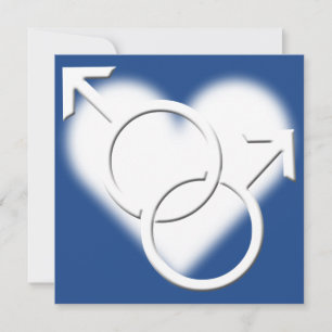 Gay Pride Wedding Invitations Same-Sex Love Cards