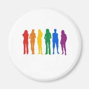 Gay Pride Women's T-shirt Magnet