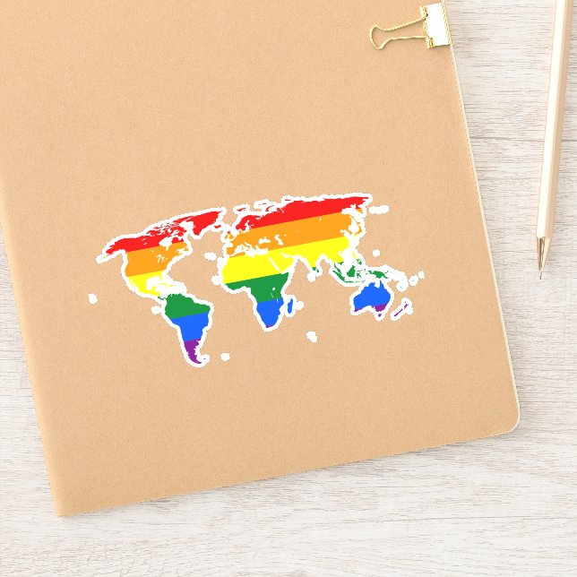 Gay Pride World Rainbow Flag (Notebook)