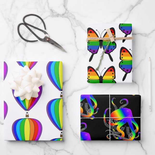 Gay Pride wrapping paper (Front)