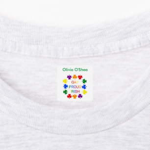 Gay Proud Irish LGBT Rainbow Shamrocks