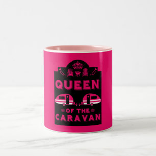 Gay Queen of the Caravan Two-Tone Coffee Mug