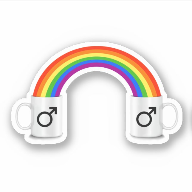 Gay Rainbow Coffee Date (Front)