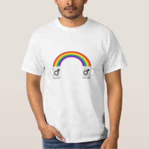 Gay Rainbow Coffee Date T-Shirt