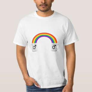 Gay Rainbow Coffee Date T-Shirt