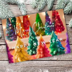 Gay Rainbow Holiday Christmas Card