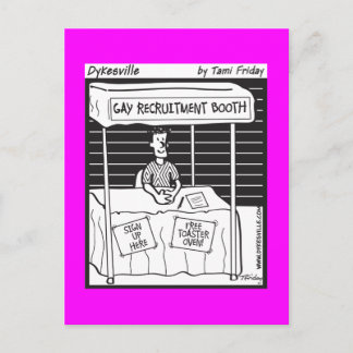 Gay Recruit Postcard