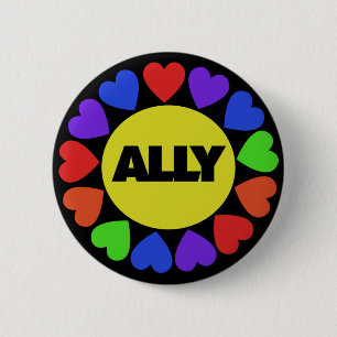 Gay Rights Ally 6 Cm Round Badge