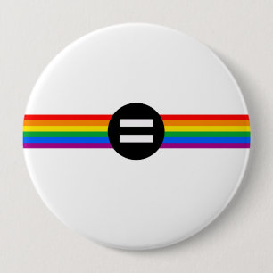Gay Rights Flag 10 Cm Round Badge