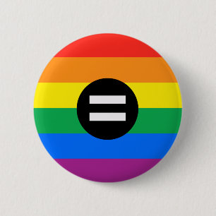 Gay Rights Flag 6 Cm Round Badge