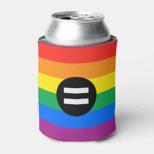Gay Rights Flag Can Cooler