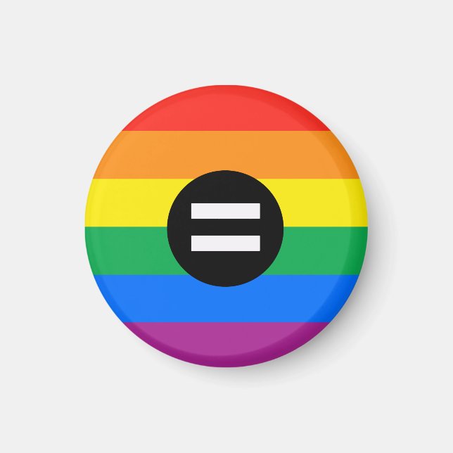 Gay Rights Flag Magnet (Front)
