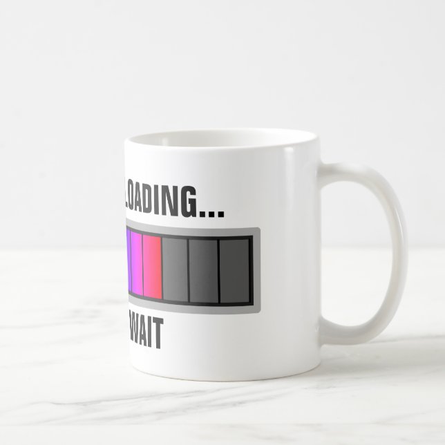 GAY RIGHTS LOADING PLEASE WAIT COFFEE MUG (Right)