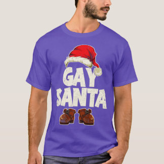 Gay Santa Funny Christmas Xmas T-Shirt