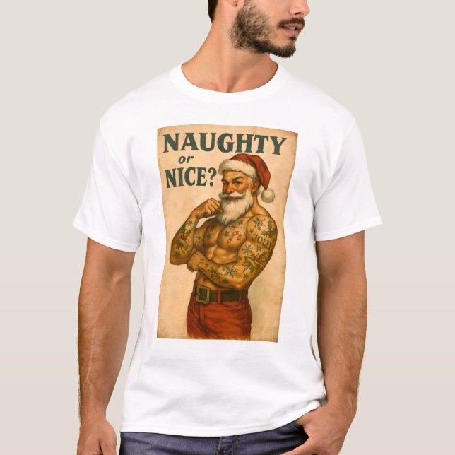 Gay Santa T-Shirt | Gay Pride Shirt for Men | LGBT (Front)