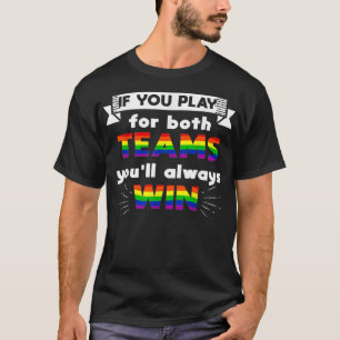 Gay Saying Rainbow Pride Flag LGBTQ Cool LGBT Ally T-Shirt